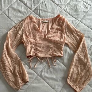 Cropped Long Sleeve Shirt